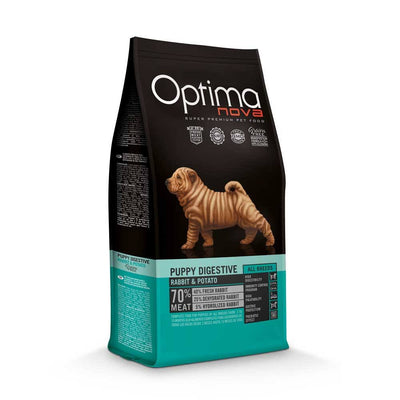 OPTIMANOVA GRAIN FREE PUPPY DIGESTIVE RABBIT & POTATO 2KG