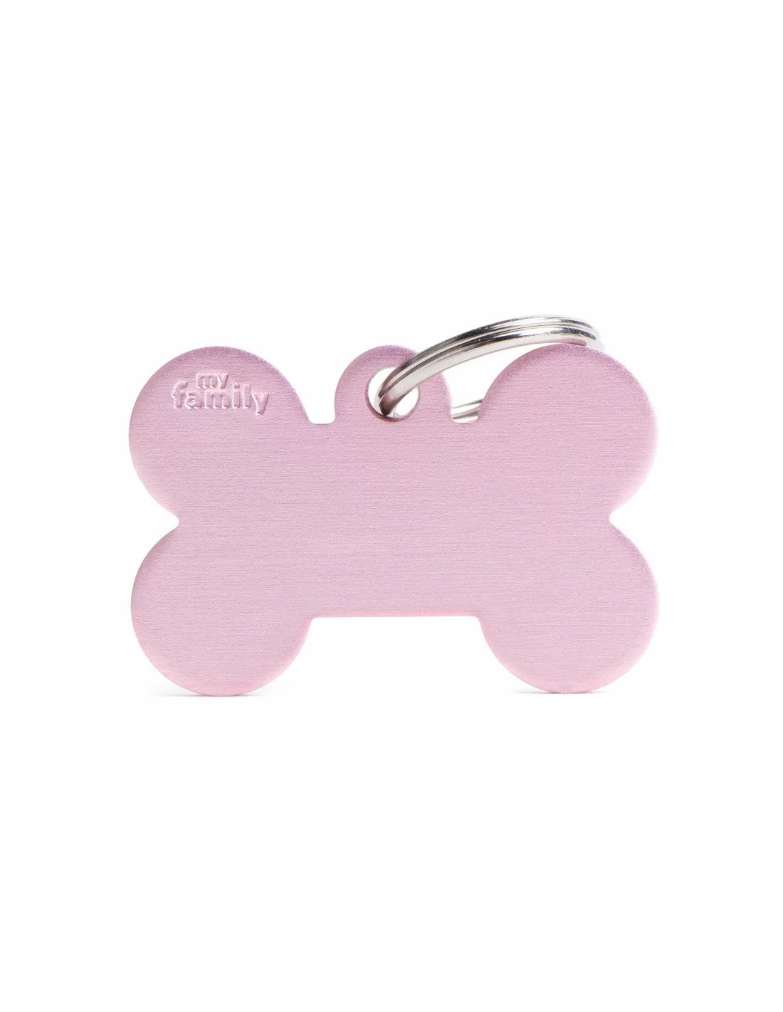 ΤΑΥΤΟΤΗΤΑ ΣΚΥΛΟΥ MY FAMILY BASIC PINK BONE TAG LARGE 4x2cm