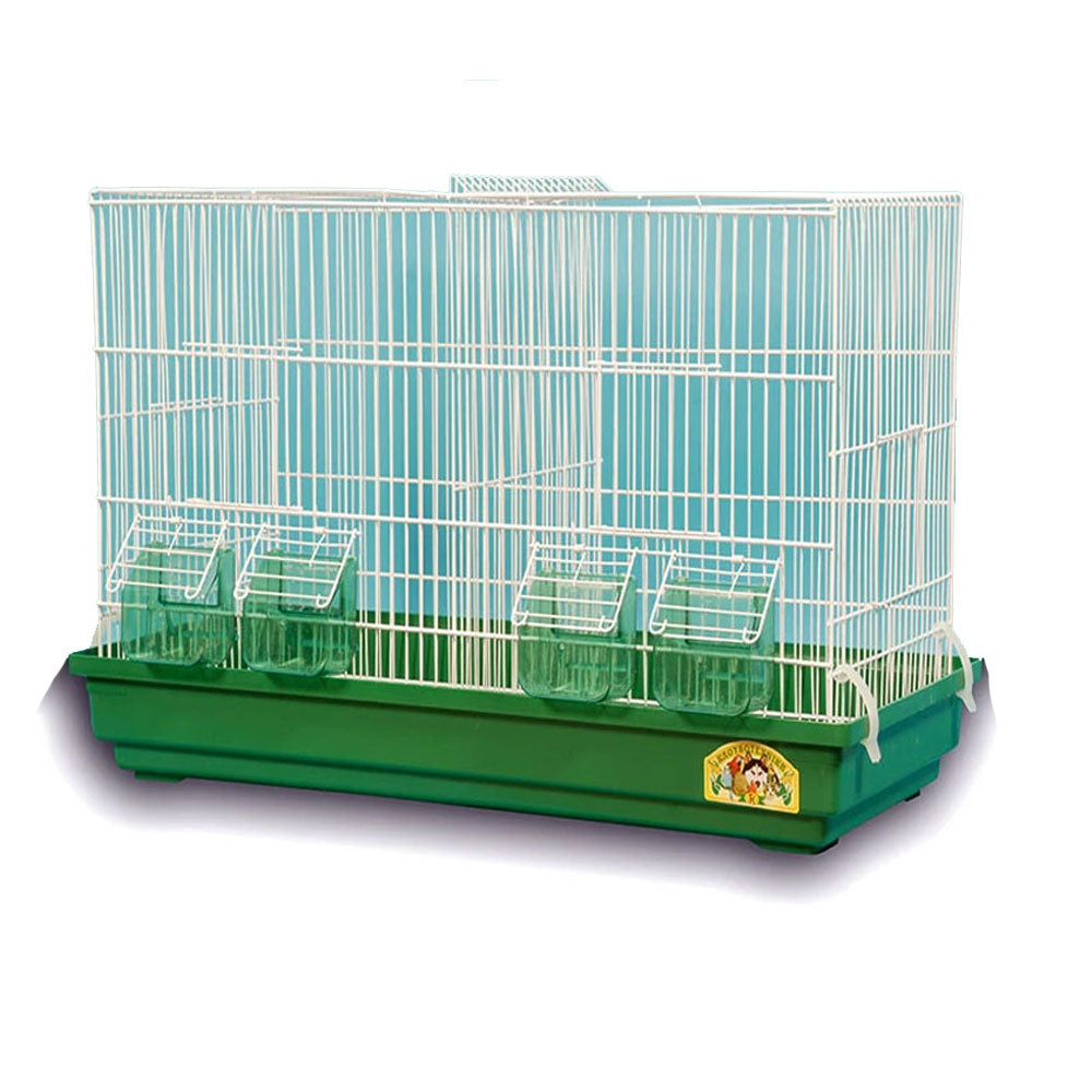 Ζευγαρώστρα Διπλή με 4 Ταΐστρες 65x30x35cm | Pet Stores Pastrikos |