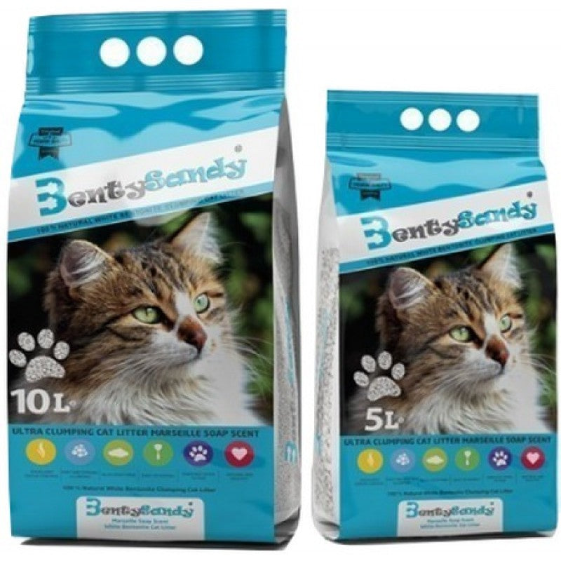 Bentysandy άμμος γάτας σαπούνι Μασσαλίας 5L
