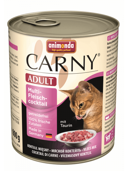 Animonda Carny Πατέ Adult Βοδινό Κοτόπουλο Κυνήγι 800g