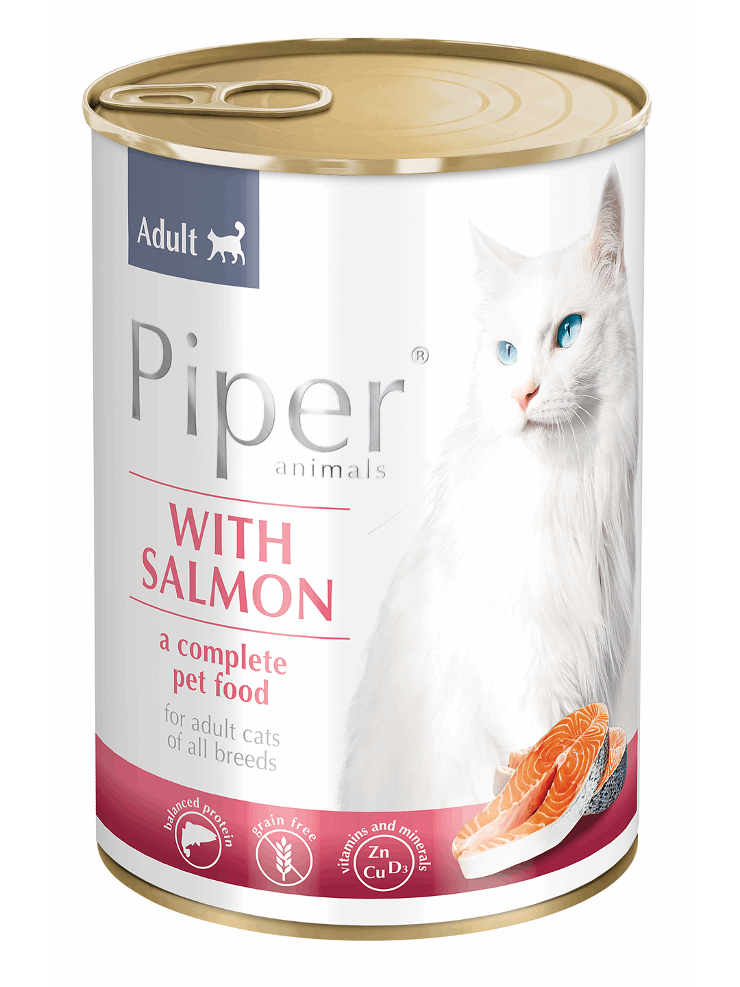 Piper Cat Adult Σολομός 400g