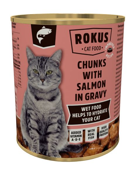 Rokus Γάτας Με Σολομό 810G