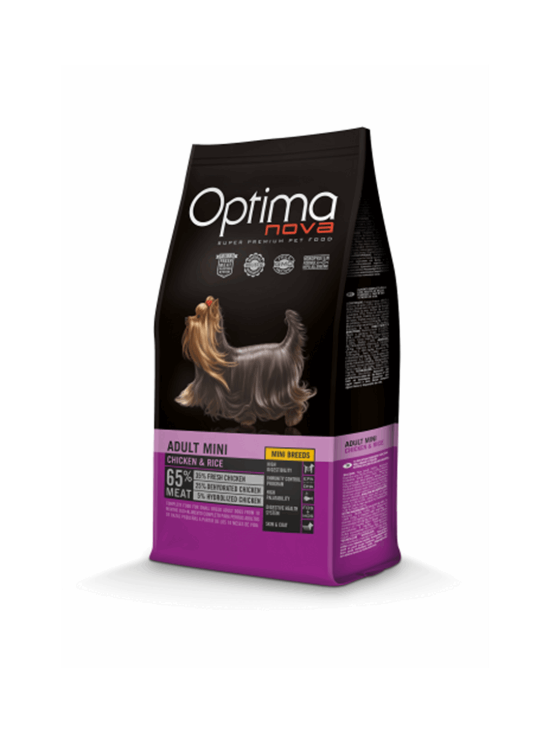 Optima Nova Adult mini breed chicken &rice 2kg