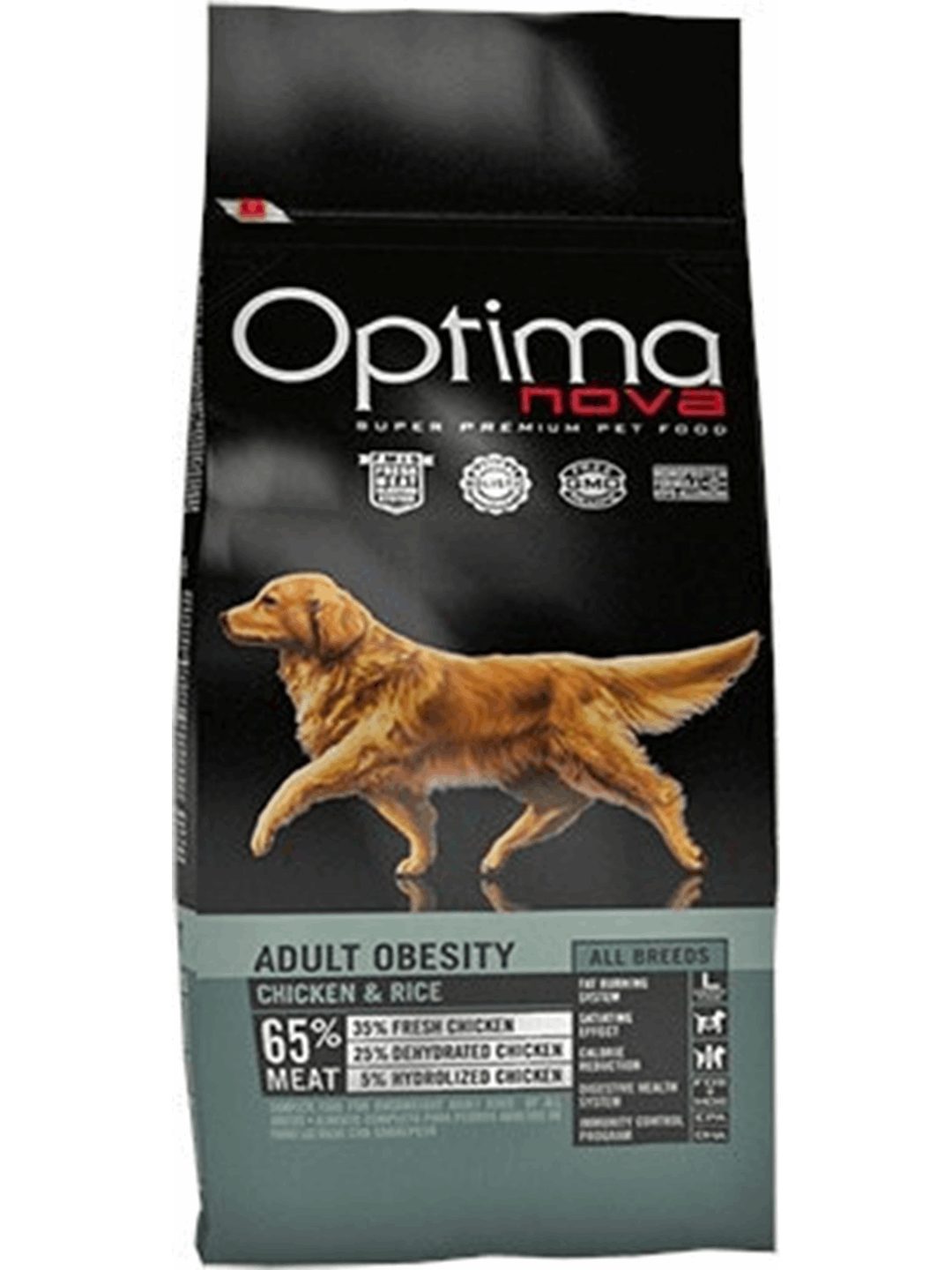 Optima Nova Adult OBESITY chicken &rice 12kg