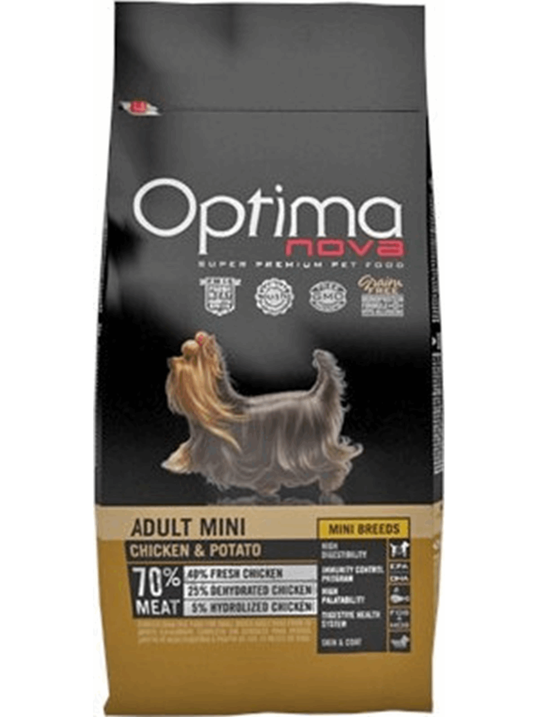 Optima Nova Adult mini chicken &potato 2kg