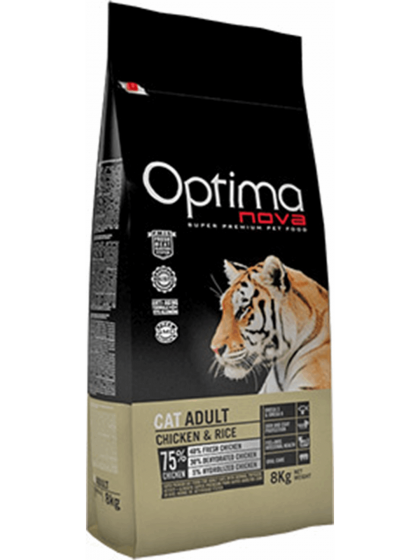 OPTIMANOVA ADULT CHICKEN & RICE 2KG grain free+ΔΩΡΟ ΥΓΡΗ ΤΡΟΦΗ 100γρ