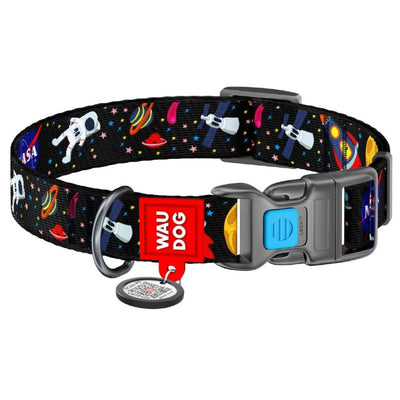Περιλαίμιο WauDog Nasa Plastic 1,5x23-35cm με SmartID