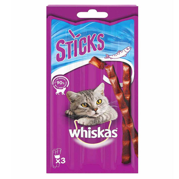 WHISKAS ΓΑΤΟΤΡΟΦΗ STICKS 18gr. – (ΣΟΛΩΜΟΣ)