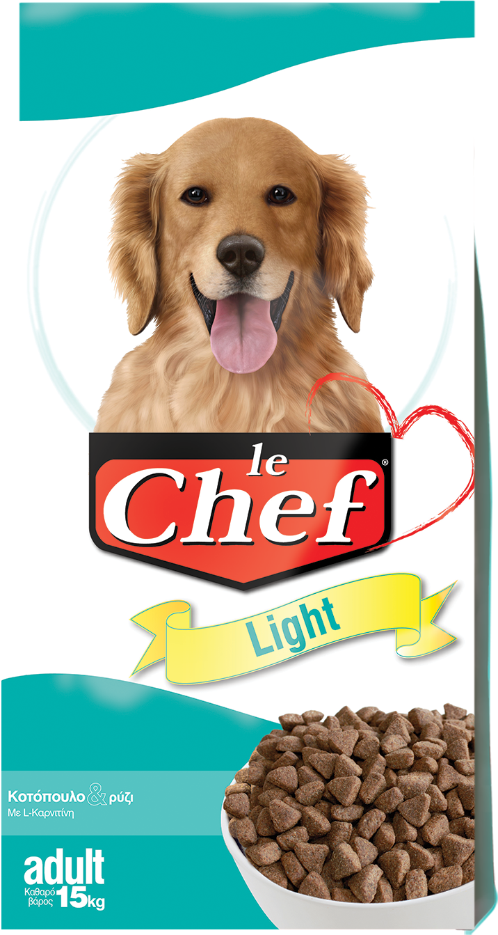 LE CHEF ΣΚΥΛΟΣ LIGHT-STERILISED 15KG