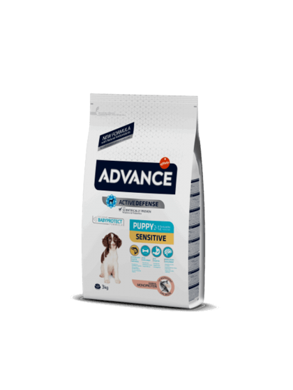 Advance Sensitive Puppy Με Σολομό 3kg