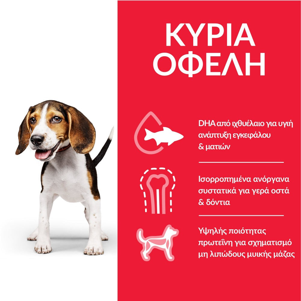 HILL'S SCIENCE PLAN PUPPY ΜEDIUM ΜΕ ΚΟΤΟΠΟΥΛΟ 14kg