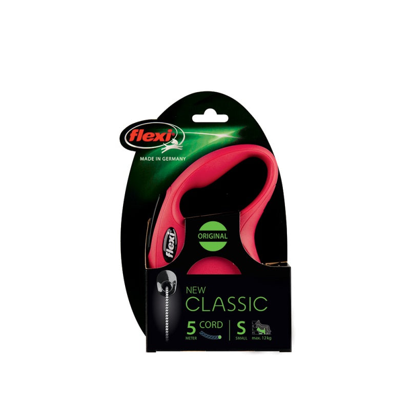 Αυξομειούμενος Οδηγός Classic κορδόνι 5μ. έως 12kg Κόκκινο Small