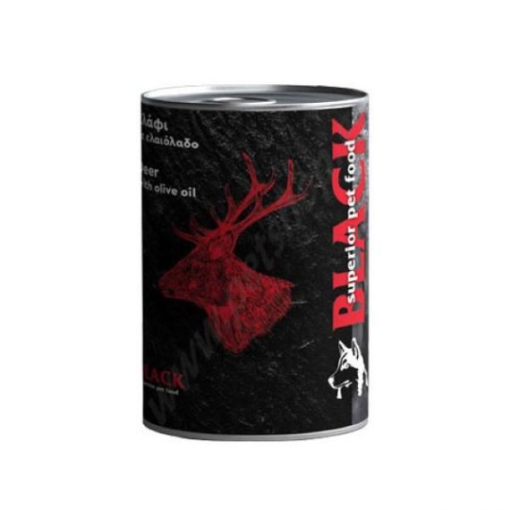 BLACK Dog Venison με ελάφι και ελαιόλαδο 400gr