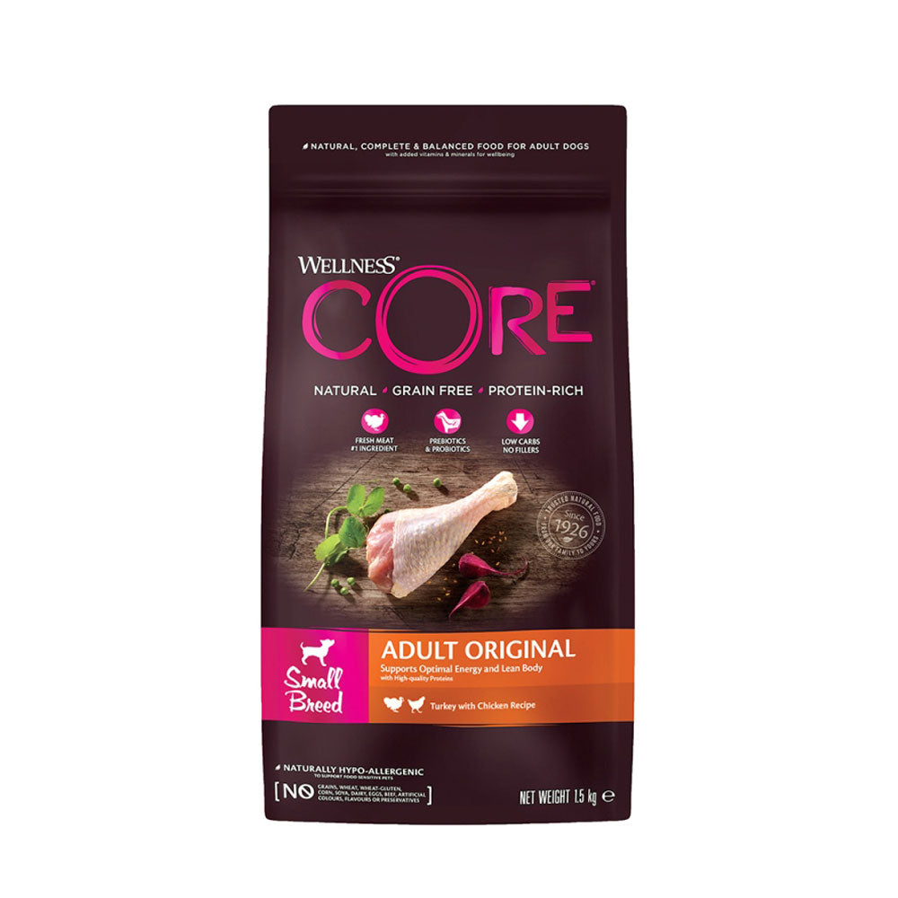 Wellness Core Adult Small Breed Turkey & Chicken 1.5kg