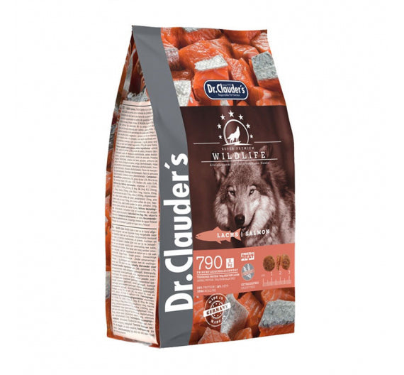 Dr.Clauder's Wildlife 2kg Ξηρά Τροφή χωρίς Σιτηρά για Ενήλικους Σκύλους με Σολομό