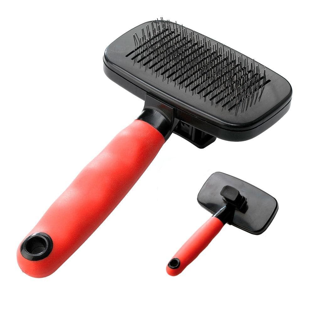 FERPLAST ΒΟΥΡΤΣΑ SLICKER BRUSH SELF CLEANING MEDIUM