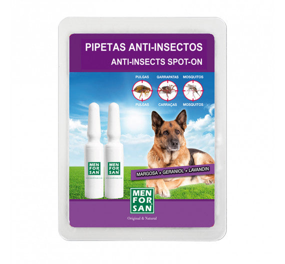 Men For San Aντιπαρασιτικές Αμπούλες για Σκύλους