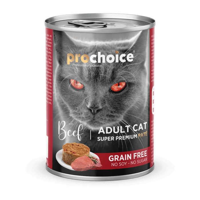 PROCHOICE ΚΟΝΣΕΡΒΑ ΓΑΤΑΣ PATE GRAIN-FREE ADULT VEAL 400gr