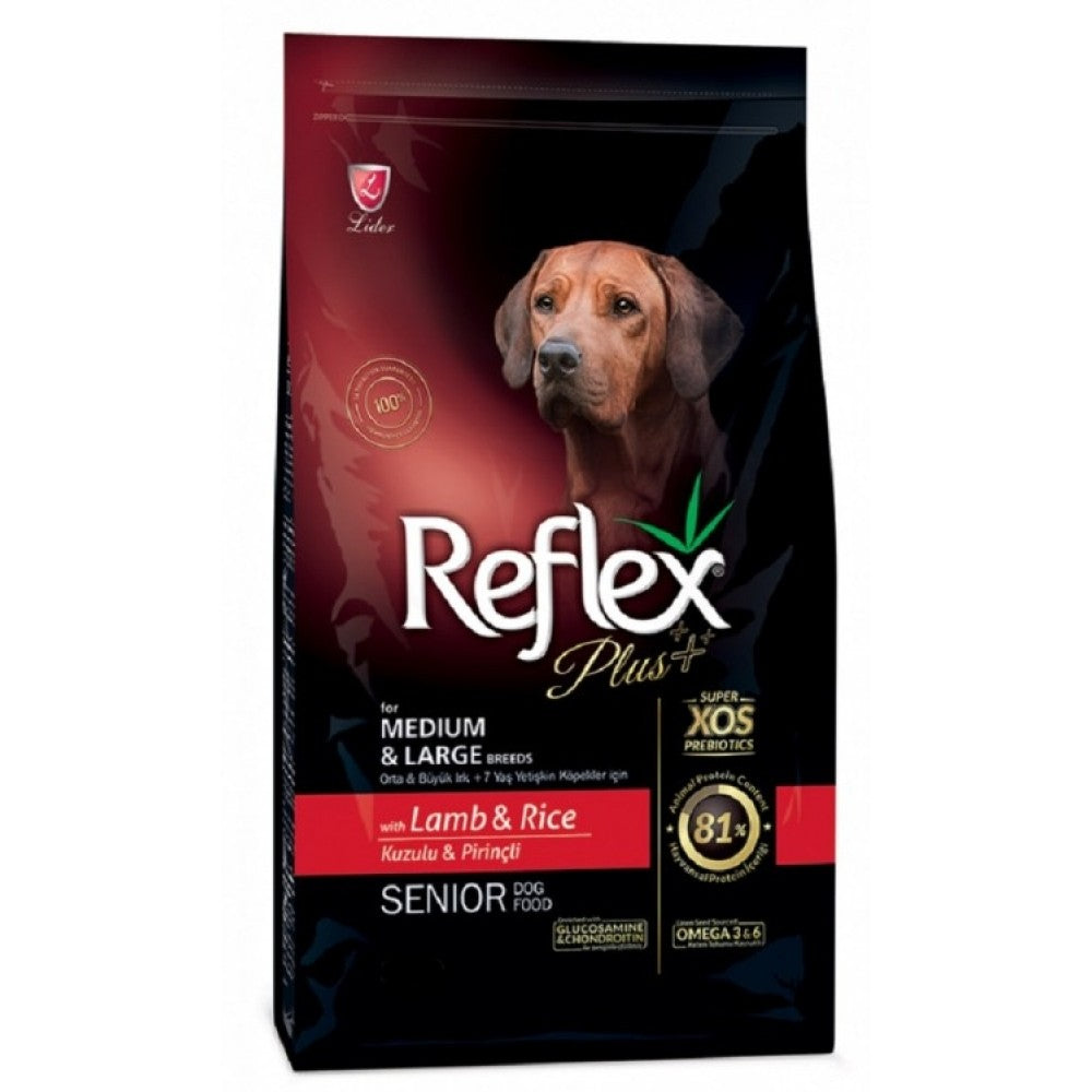 REFLEX PLUS MEDIUM & LARGE SENIOR ΑΡΝΙ 15KG