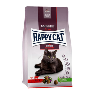 Happy Cat Supreme Sterilised Βοδινό 1.3kg
