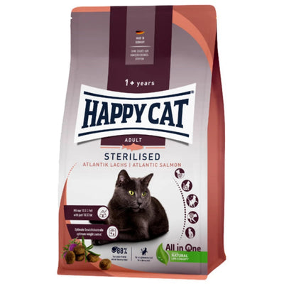 Happy Cat Supreme Sterilised Σολομός 1.3kg