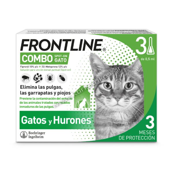 Αντιπαρασιτική αμπούλα 'Frontline Combo Cat'