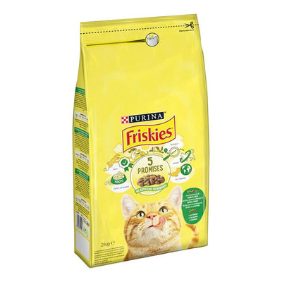 FRISKIES ADULT ΜΕ ΚΟΥΝΕΛΙ, ΚΟΤΟΠΟΥΛΟ & ΛΑΧΑΝΙΚΑ 2KG