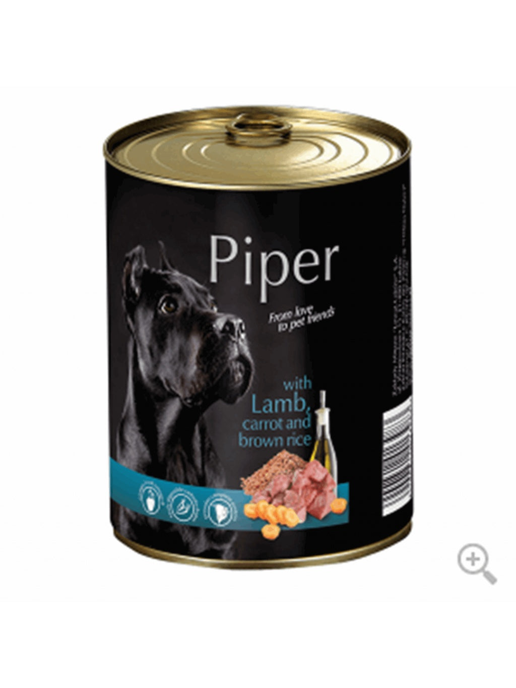 Piper Adult Αρνί, Καρότο & Καστανό Ρύζι 400g