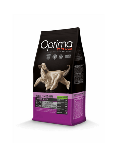 Optima Nova Adult medium breed chicken&rice 2kg