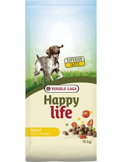 HAPPY LIFE ADULT CHICKEN 15KG + 3KG ΔΩΡΟ