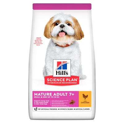HILL'S SCIENCE PLAN MATURE ADULT DOG SMALL & MINI ΜΕ ΚΟΤΟΠΟΥΛΟ 1,5kg
