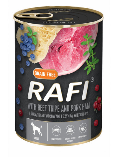 RAFI ADULT ΠΑΤΕ ΠΡΟΣΟΥΤΟ, ΕΝΤΟΣΘΙΑ ΒΟΔΙΝΟΥ, BLUEBERRY & CRANBERRY 800gr