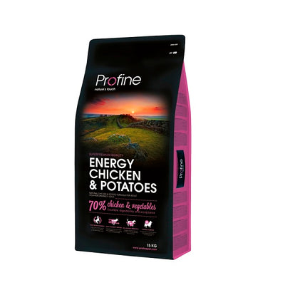 PROFINE ENERGY CHICKEN & POTATOES 15KG+ΔΩΡΟ ΚΟΝΣΕΡΒΑ 800γρ