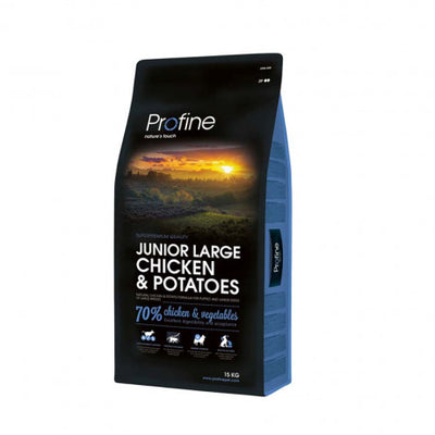 PROFINE DOG JUNIOR LARGE BREED CHICKEN & POTATOES 15kg+ΔΩΡΟ ΚΟΝΣΕΡΒΑ PUPPY 400gr