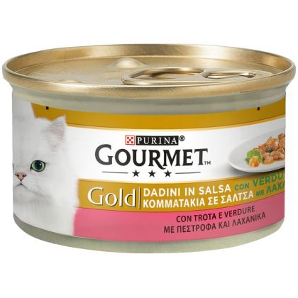 PURINA GOURMET GOLD Κομματάκια σε σάλτσα ΜΕ ΒΟΔΙΝΟ 85g