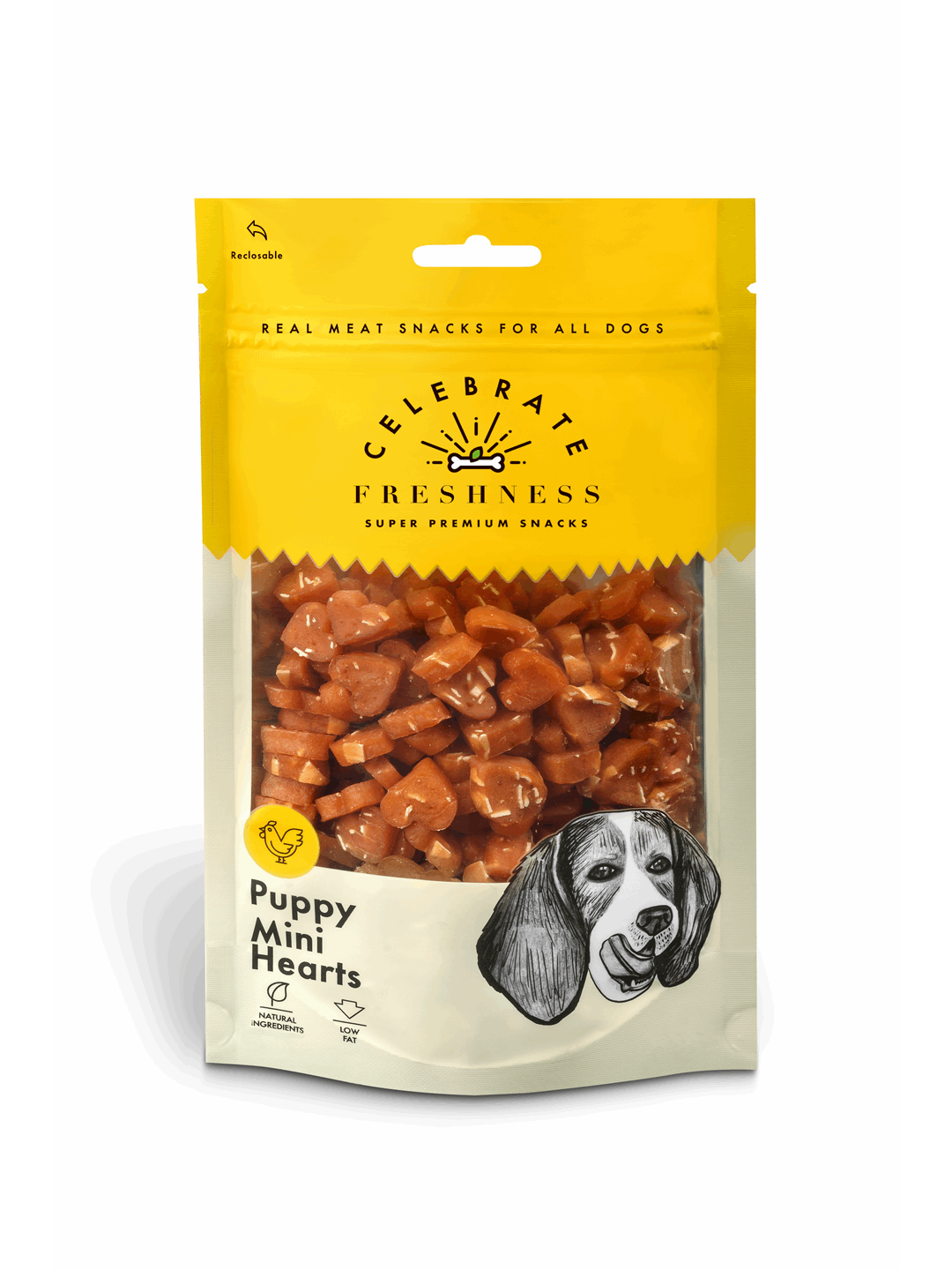 CELEBRATE PUPPY MINI HEARTS 100gr