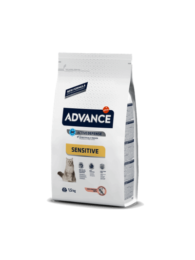 Advance Cat Adult Sensitive  - Sterilised Salmon 3kg+ΔΩΡΟ ΚΟΝΣΕΡΒΑ PIPER sterilised