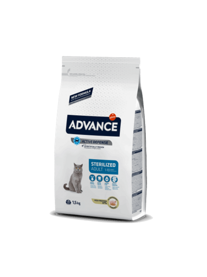 Advance Cat Αdult - Sterilised 3kg με Γαλοπούλα