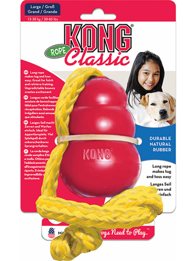 KongCLassicLarge με σκοινί10cm
