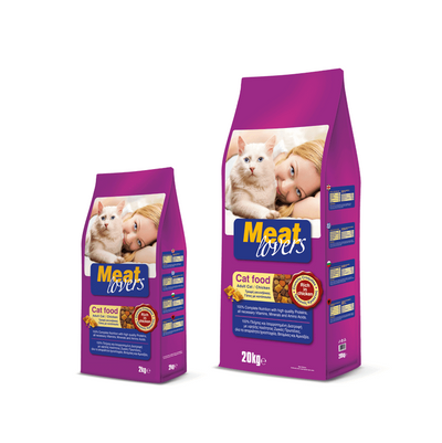 Meat Lovers Cat Chicken Γατοτροφή 20kg+ΔΩΡΟ ΚΟΝΣΕΡΒΑ 800γρ