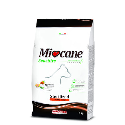 MIOCANE Sensitive Sterilized Turkey 3kg(ΓΑΛΟΠΟΥΛΑ)+ΔΩΡΟ ΥΓΡΗ ΤΡΟΦΗ 150γρ