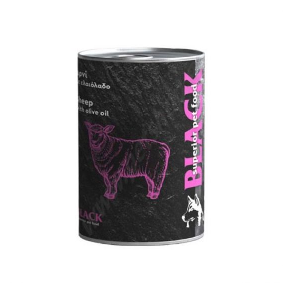 BLACK Dog Lamb με αρνί και ελαιόλαδο 400gr