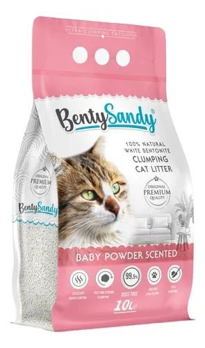 Bentysandy άμμος γάτας baby powder 10L