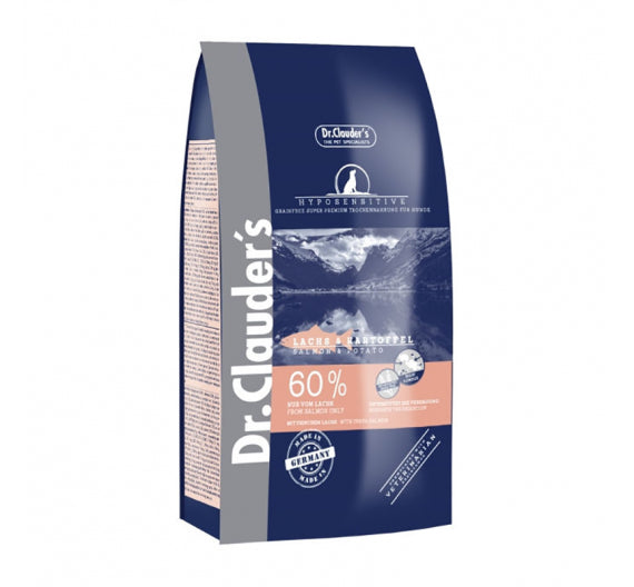 Dr.Clauder's Hyposensitive Grain Free 3.5kg Ξηρά Τροφή χωρίς Σιτηρά για Ενήλικους Σκύλους με Πατάτες και Σολομό