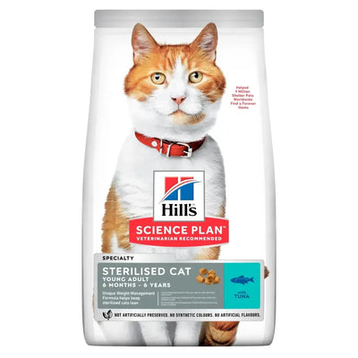 HILL'S SCIENSE PLAN YOUNG ADULT STERILISED CAT ΜΕ ΤΟΝΟ 1.5kg