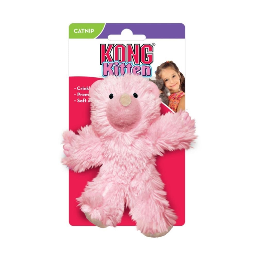 KONG KITTEN TEDDY BEAR PINK ΠΑΙΧΝΙΔΙ ΓΑΤΑΣ