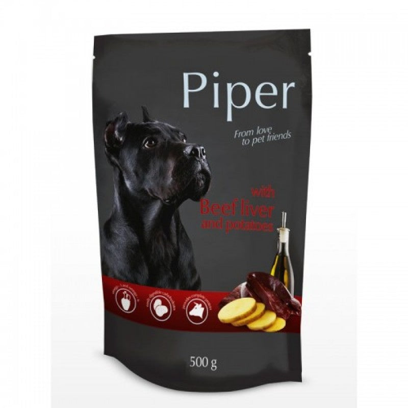 Pouch Σκύλου Piper Beef Liver & Potatoes (Συκώτι Βοδινού & Πατάτα) 500gr