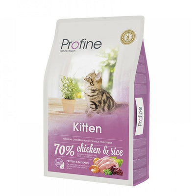 Profine Cat Kitten Κοτόπουλο Ρύζι 2kg+ΔΩΡΟ ΥΓΡΗ ΤΡΟΦΗ 100γρ
