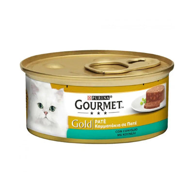 PURINA GOURMET GOLD ΠΑΤΕ ME KOΥNEΛΙ 85g